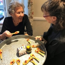 Residents help plan their special party for Homeland’s 150th Anniversary