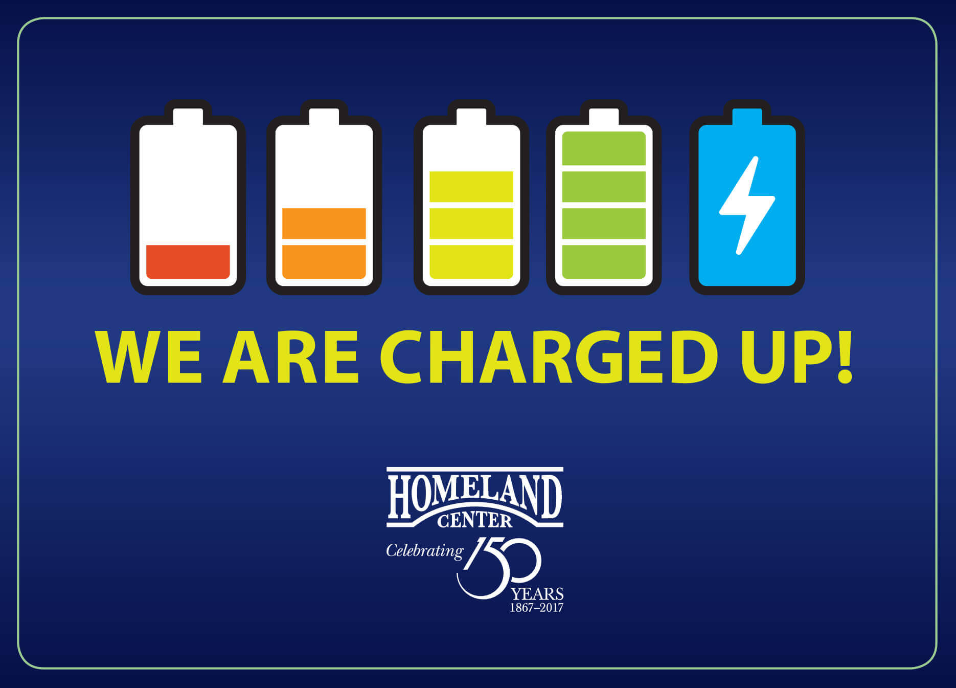 We are charged up!