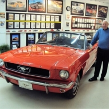 Original Ford Mustang designer being honored at October 10 event benefiting Homeland Hospice