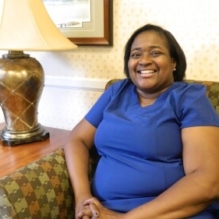 New RN Toni Crowder spreads love and cheer to residents