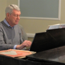 Renowned music educator Robert Lau regularly brings piano stylings to Homeland