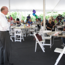 Health, wellness, and fun door prizes at Homeland employee recognition day