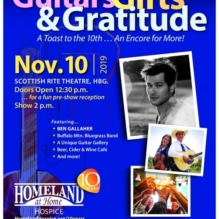 Homeland Hospice celebrates 10 years of providing quality care with “Guitars, Gifts & Gratitude” on November 10!