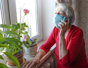 speaking with loved ones on the phone