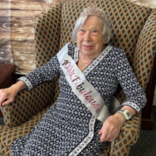 Homeland resident Gladys Mumper enjoys days full of activities