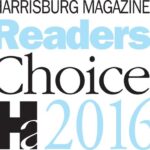 'logo for the 2016 harrisburg magazine readers choice award'