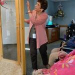 'Homeland's Bird Lady, RN Kathy Kuchwara doing a presentation on birds'