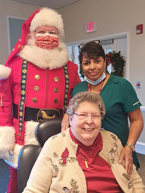 celebrants for a holiday party at homeland center