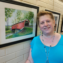 Pennsylvania proud: Fine artist Valerie Moyer brings memories to Homeland residents.