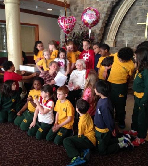 Mary Frances' birthday celebration