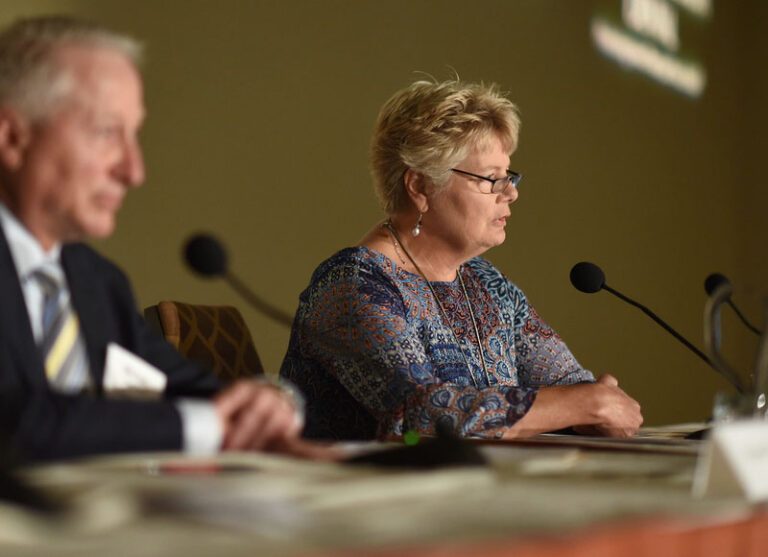 Barbara Goll, B.S., Community Education Liaison/Nutritionist on the symposium panel