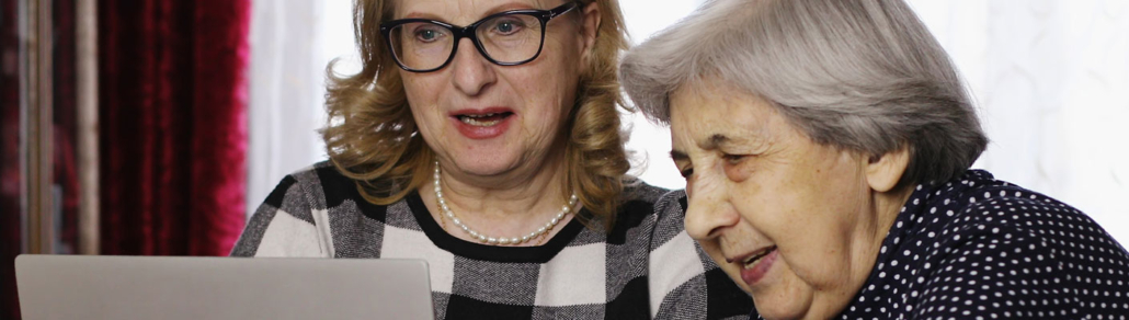 browsing on a laptop computer