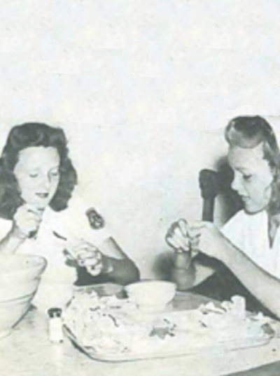 Lyn Russek and her lifelong friend Phyllis Hammer