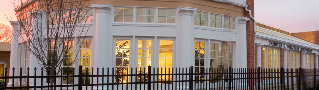 homeland center at sunset