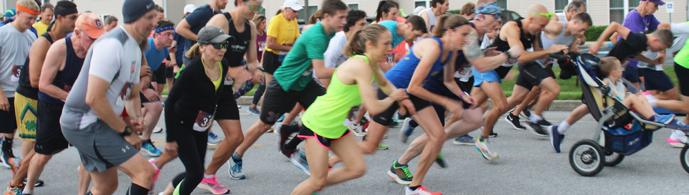 banner showing runners at the 2021 5k and memorywalk