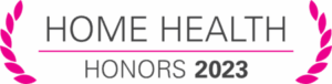 logo for home health honors 2023