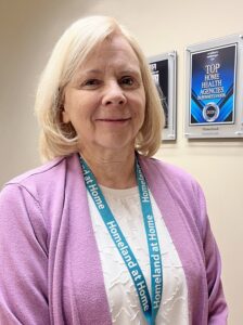 Lora Bierce, RN, WCC, director of Homeland HomeHealth