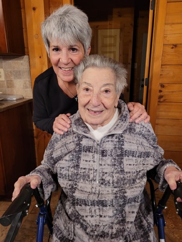 Mary Patti and her daughter Maria