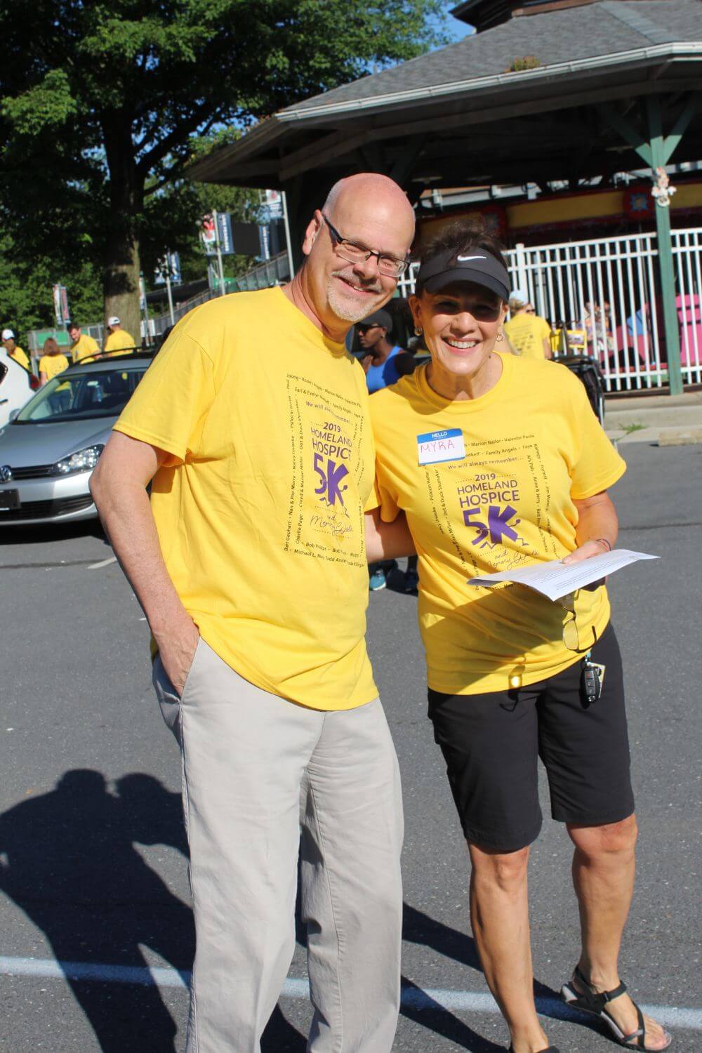 Brian Medkeff-Rose at the Homeland Hospice 5k