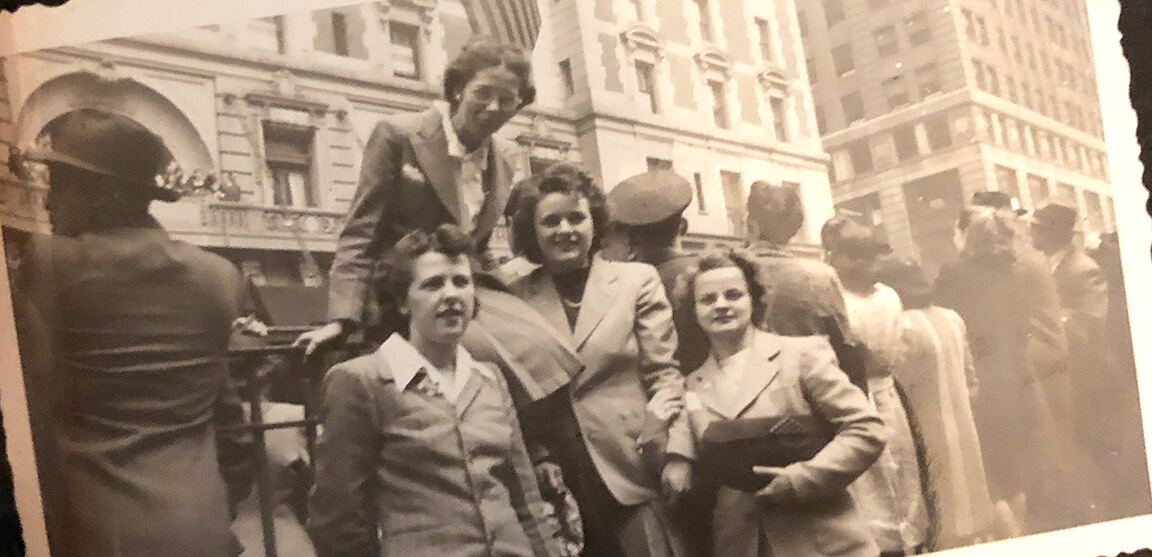 Frances and friends in NYC