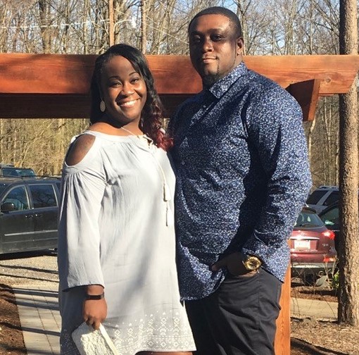 Jermaine Simmons and his wife