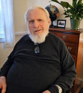 resident John Daly relaxing in Homeland Center